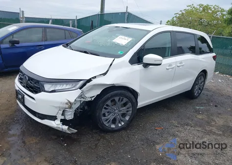 2025 Honda Odyssey Touring из США, поврежденный, VIN 5FNRL6H85SB043829